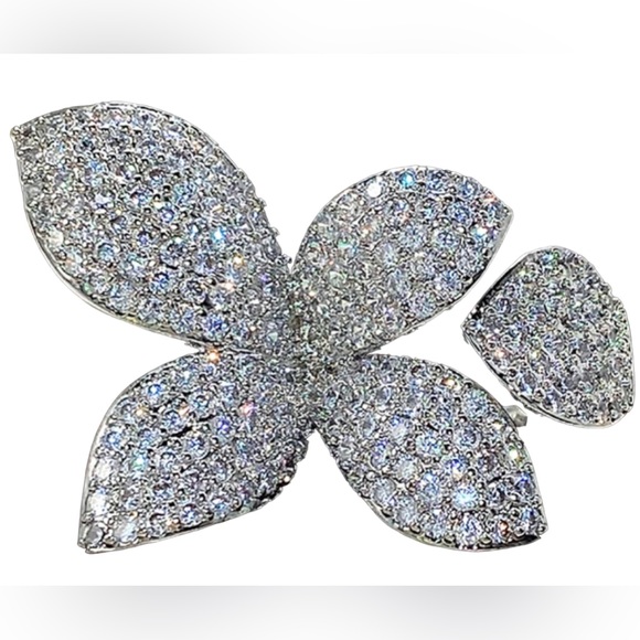 FLOWER RING 925 SILVER - Picture 4 of 4